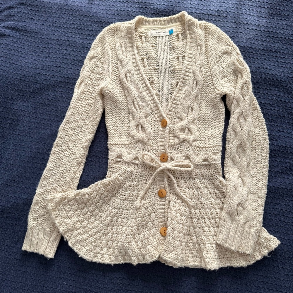 Cozy Cream Cable Knit Sweater